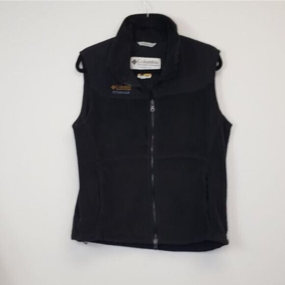 Columbia Titanium Fleece Vest Full Zip Black Women's Size Medium Outdoor Hiking - Picture 5 of 14